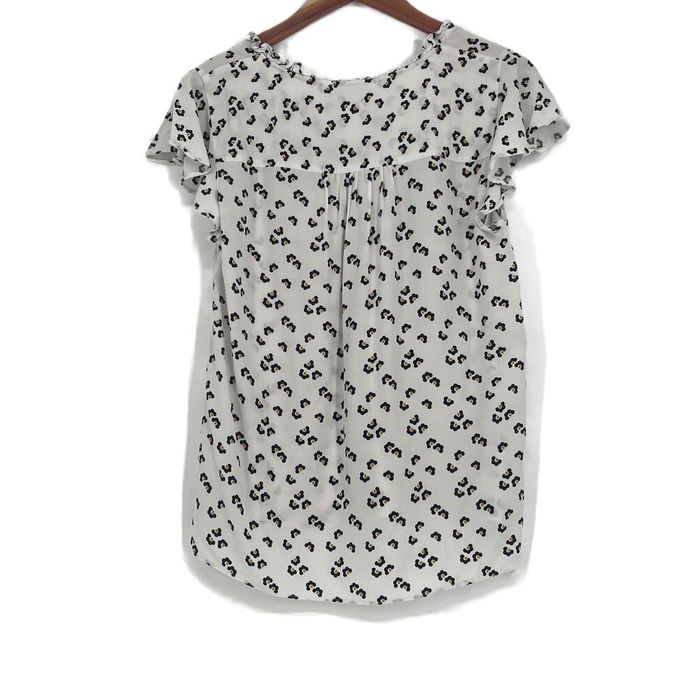 Boden Angelica Top Womens sz UK 10 US 6 Ruffle Tie Neck Blouse - Picture 13 of 16